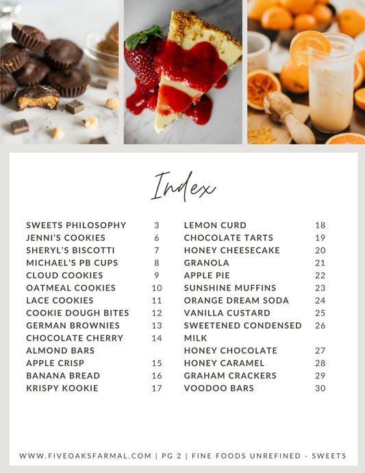 Fine Foods Unrefined - Sweets