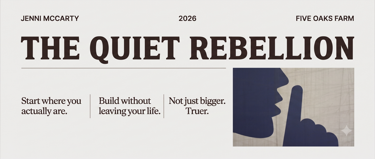 Choosing To Rebel, Quietly.