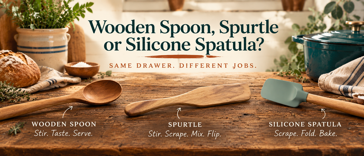 Spurtle vs. Wooden Spoon vs. Silicone Spatula: Which Kitchen Tool Should You Use?
