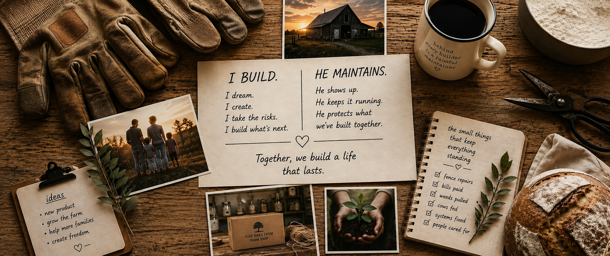 I Build. He Maintains. And Neither Works Without the Other.