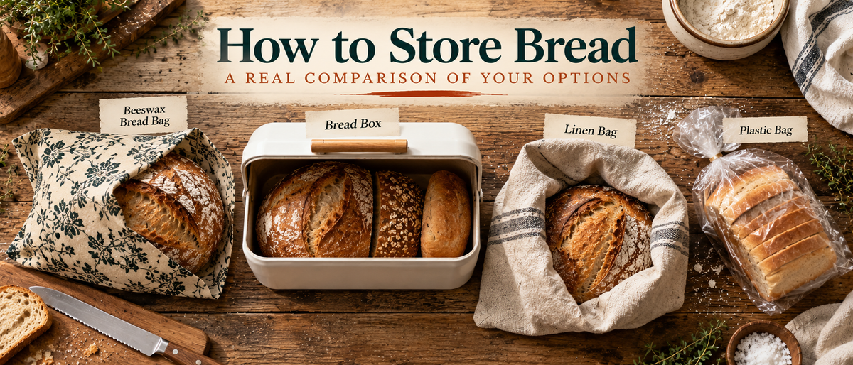 Bread Bag vs. Bread Box vs. Linen vs. Plastic: Which Is Best for Homemade Bread?