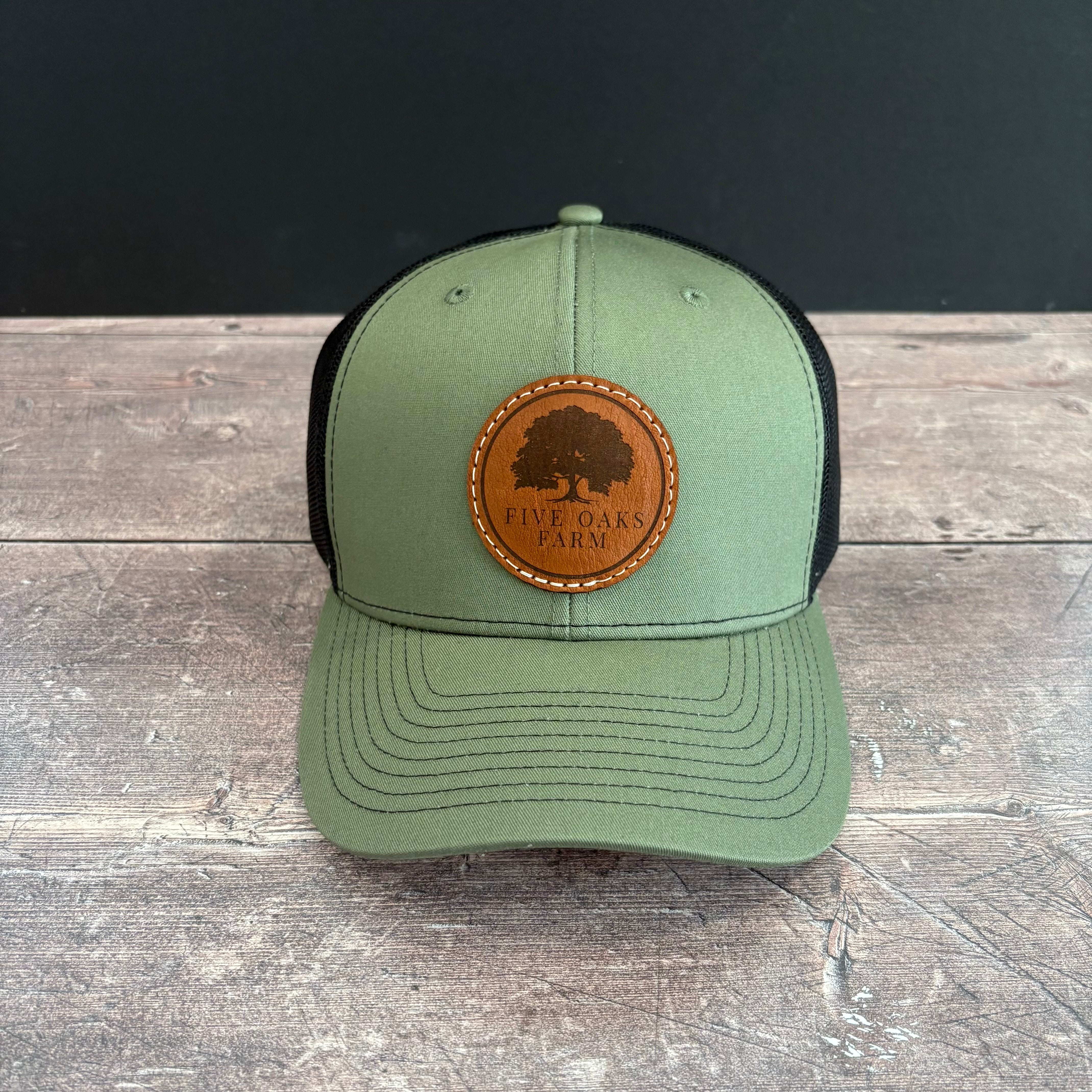 Leather Patch Hat