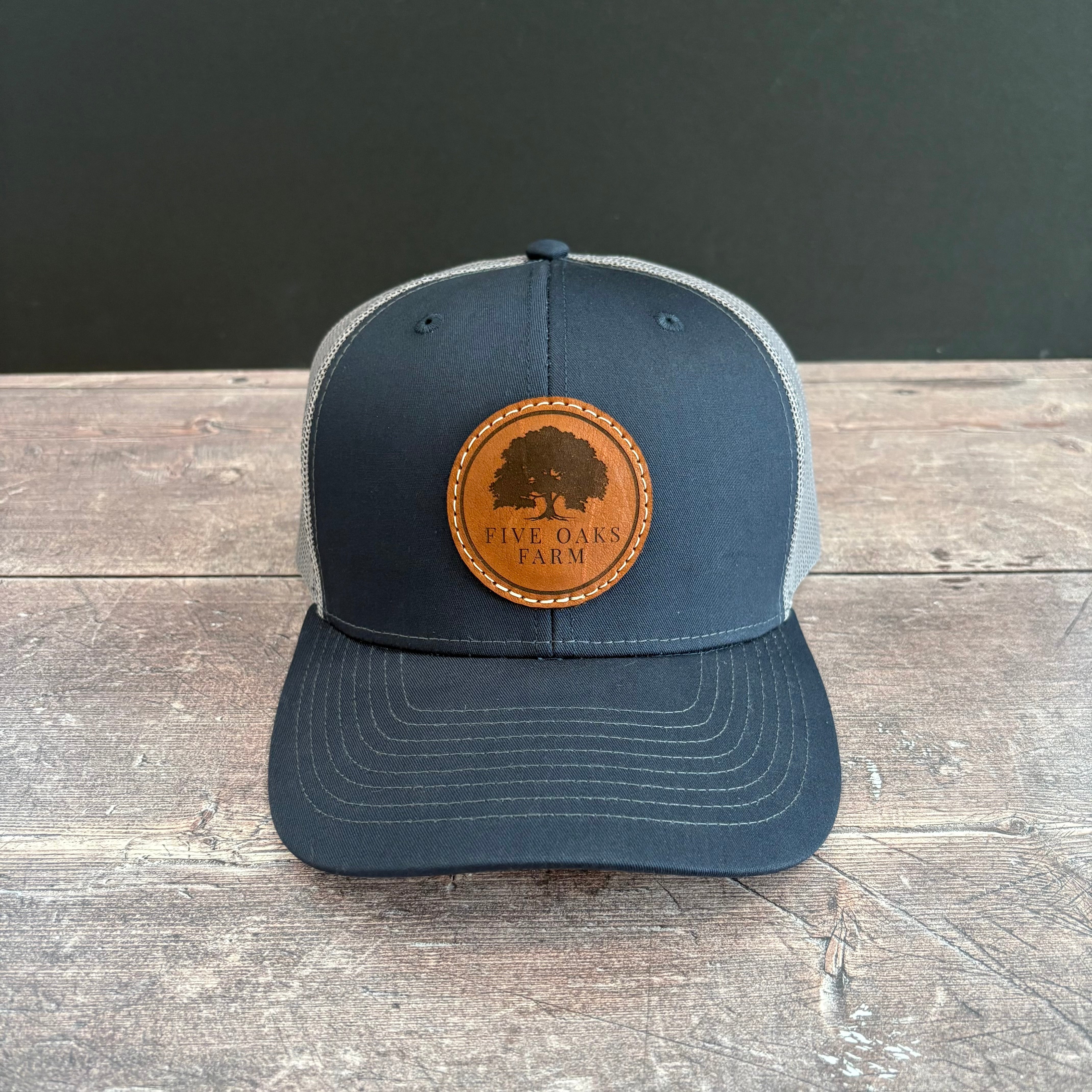 Leather Patch Hat