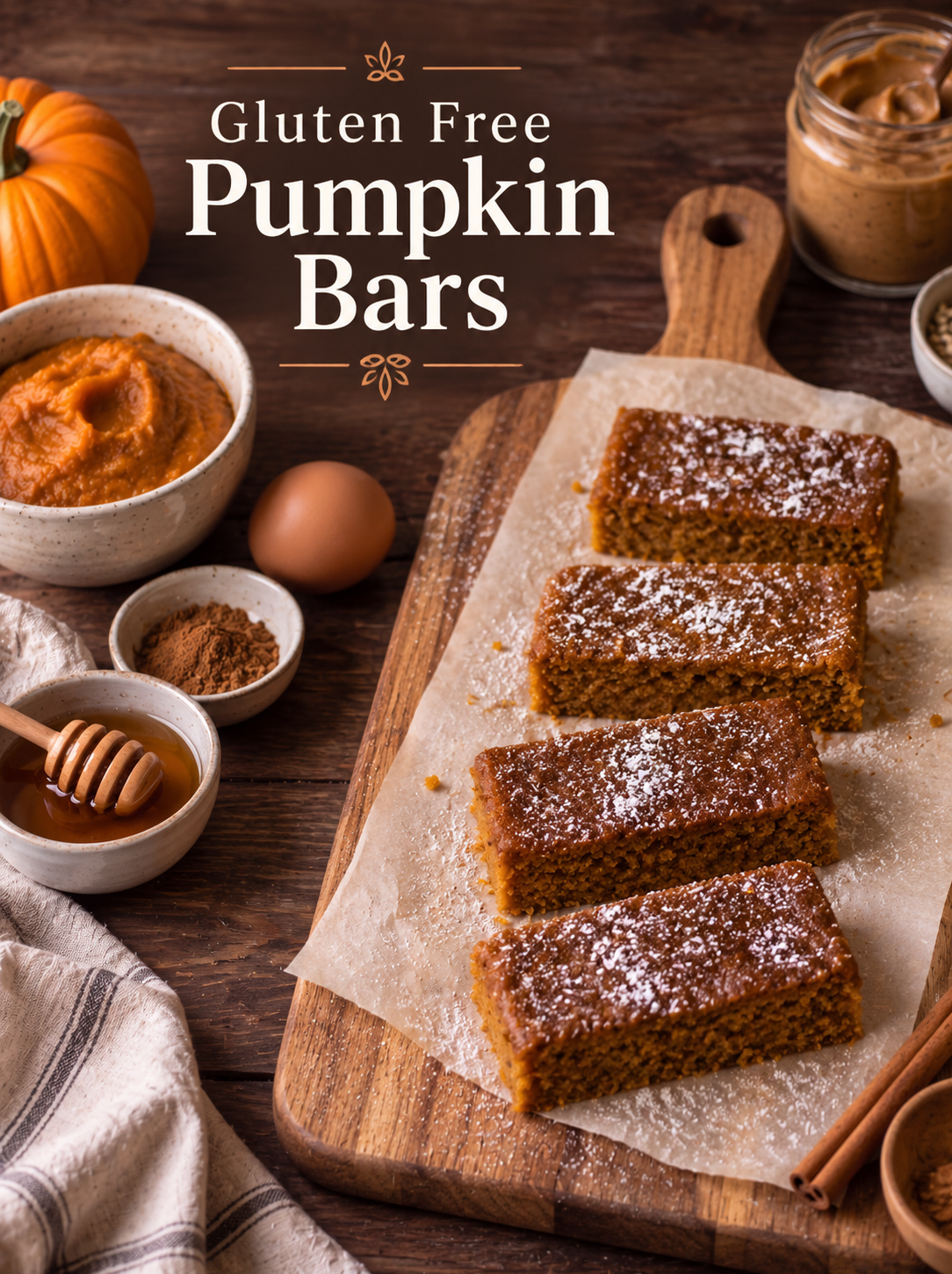 Gluten Free Pumpkin Bar Recipe