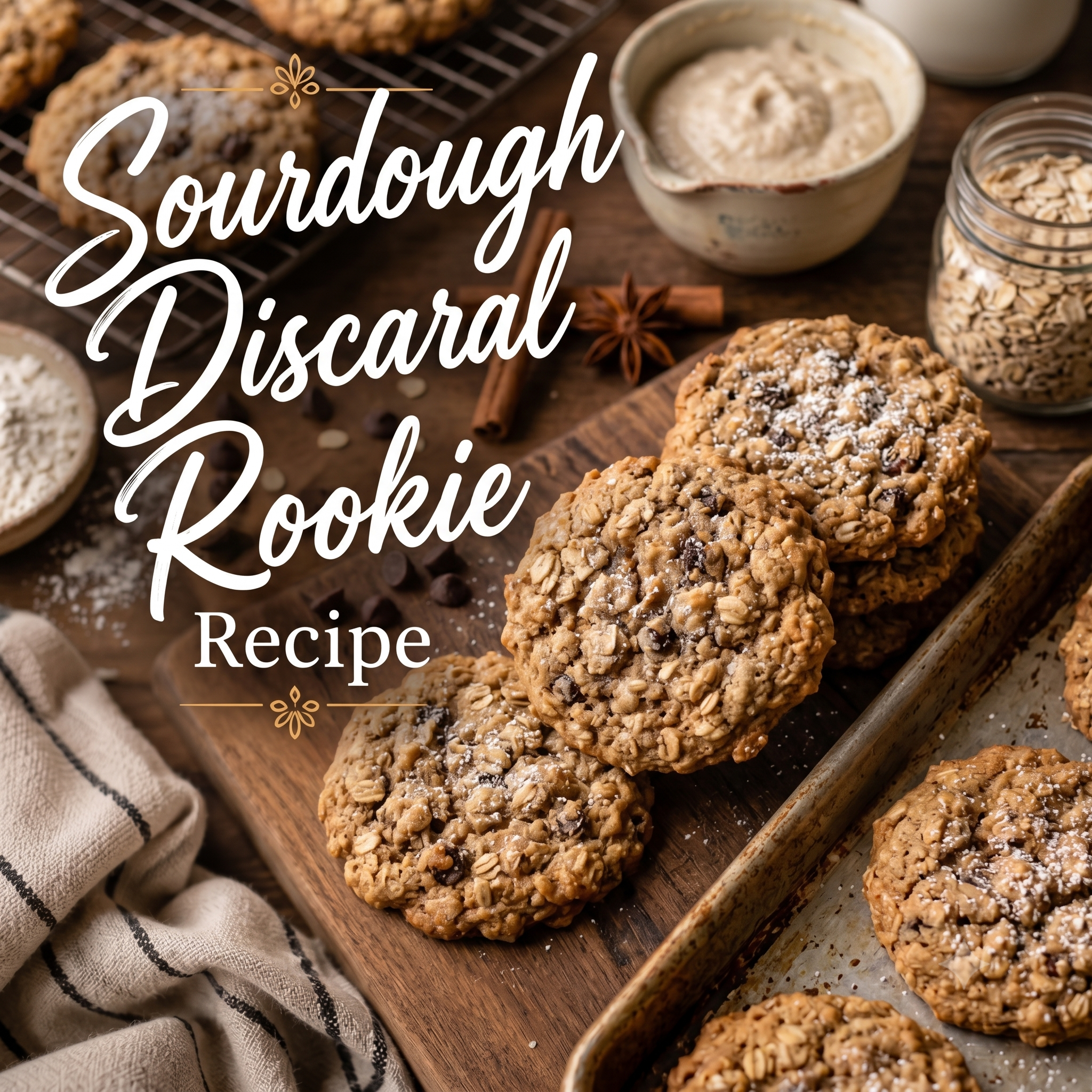 Sourdough Oatmeal Cookie Recipe