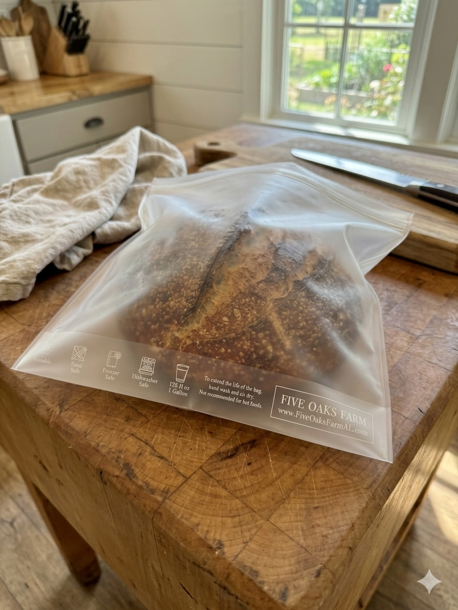 The Crust Keeper | Reusable Freezer Bag (Set of 3)