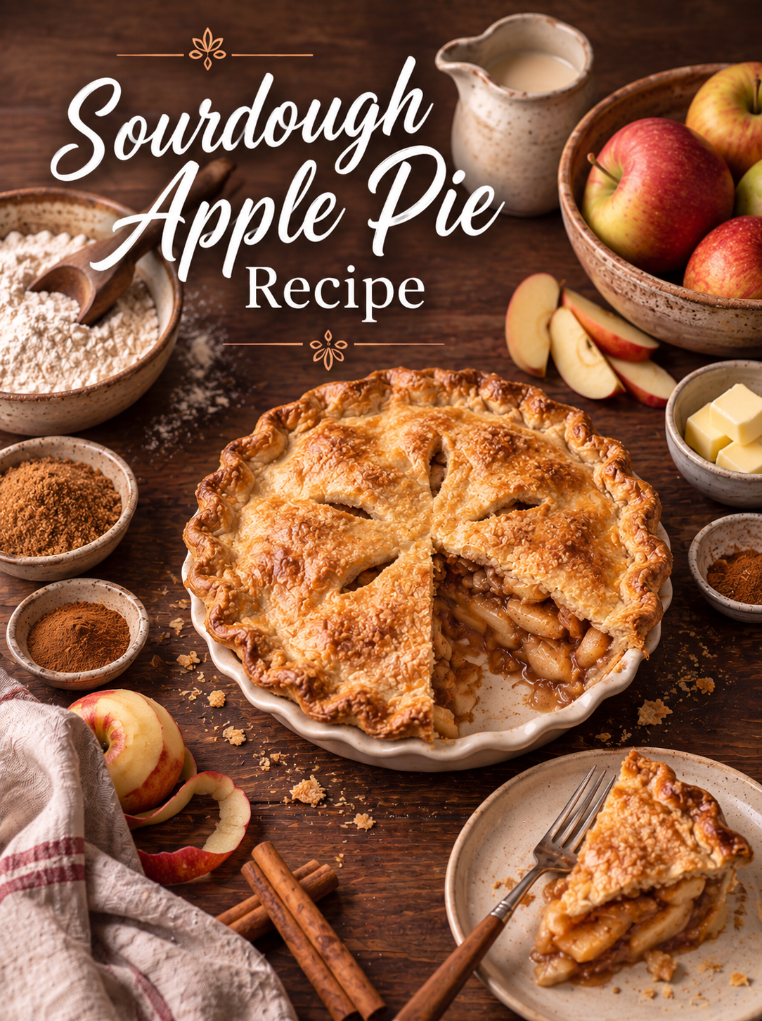 Sourdough Apple Pie