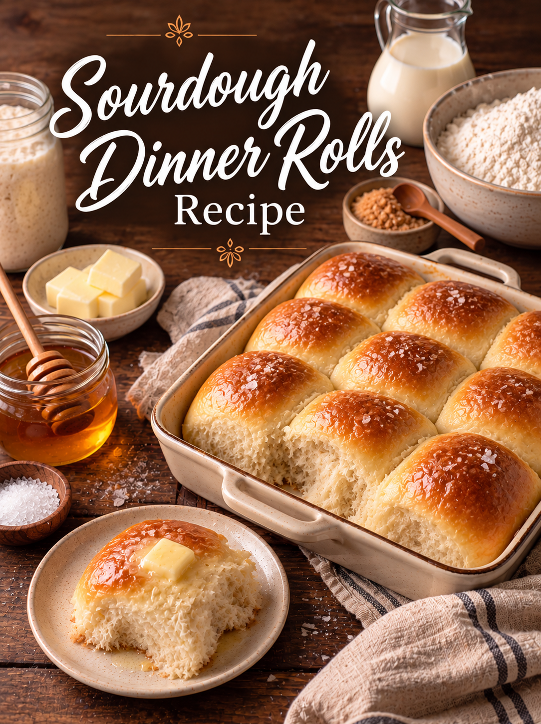 Sourdough Dinner Rolls