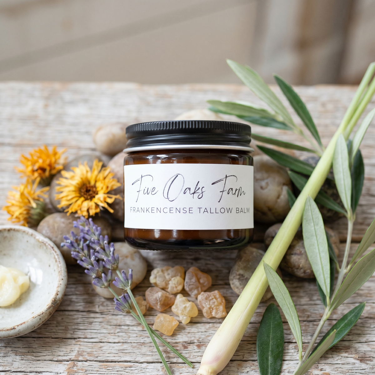 Frankencense Tallow Balm – Five Oaks Farm